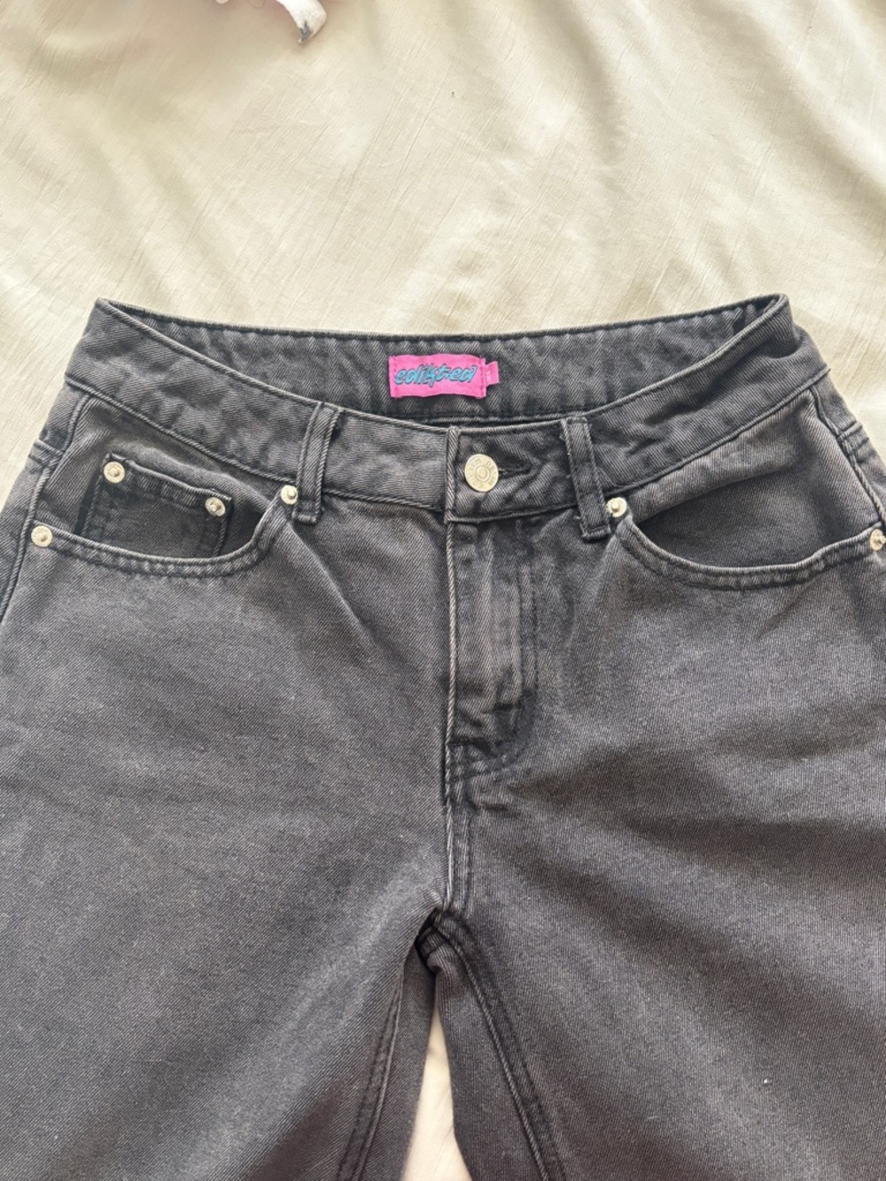 Edikted low Rise Black Jeans